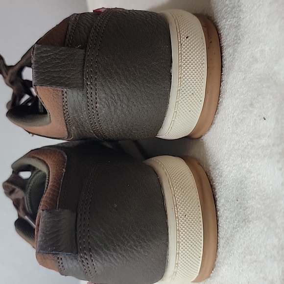 Levi's Strauss Marvin WX Brown Tan Leathers Casual Lace-up Sneakers. Size 10 - Picture 10 of 12